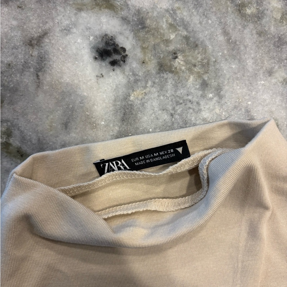 Zara Cotton Modal Top - ECRU - Picture 5 of 5